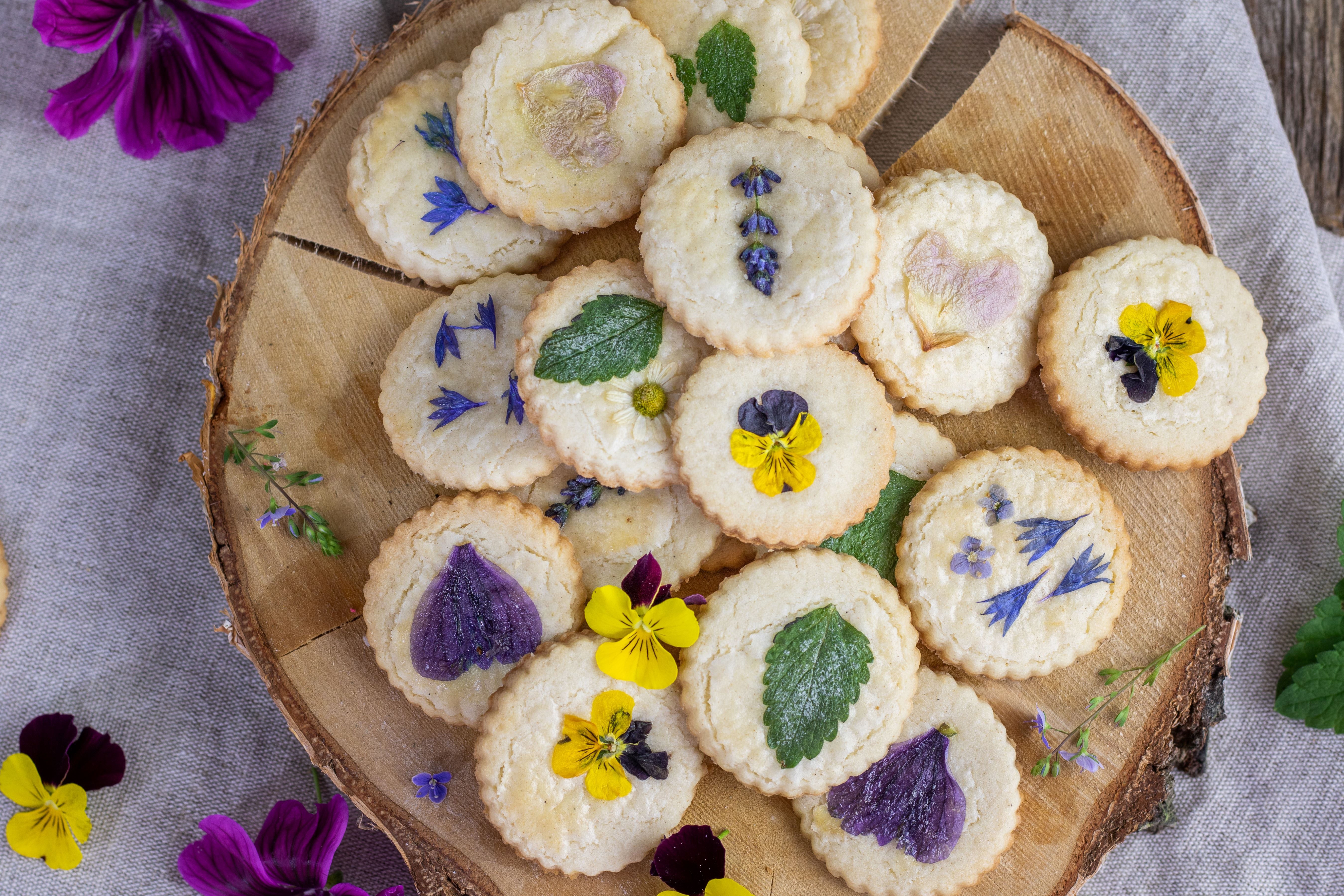 Chamomile Tea In Tasty Baked Goods