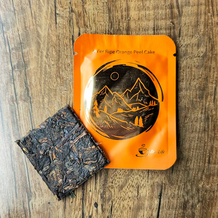 puer orange peel top down view